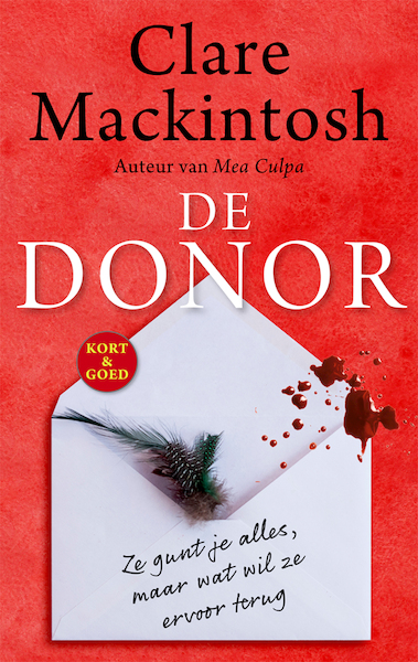 De donor - Clare Mackintosh (ISBN 9789026154324)