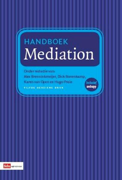 Handboek mediation - (ISBN 9789012389426)