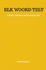 Elk woord telt (e-Book) - Joris Sterckx (ISBN 9789464482614)